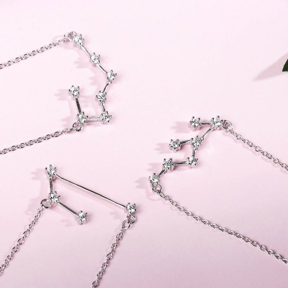 *NEW 925 Sterling Silver Zodiac Bracelet-Libra - Picture 7 of 9